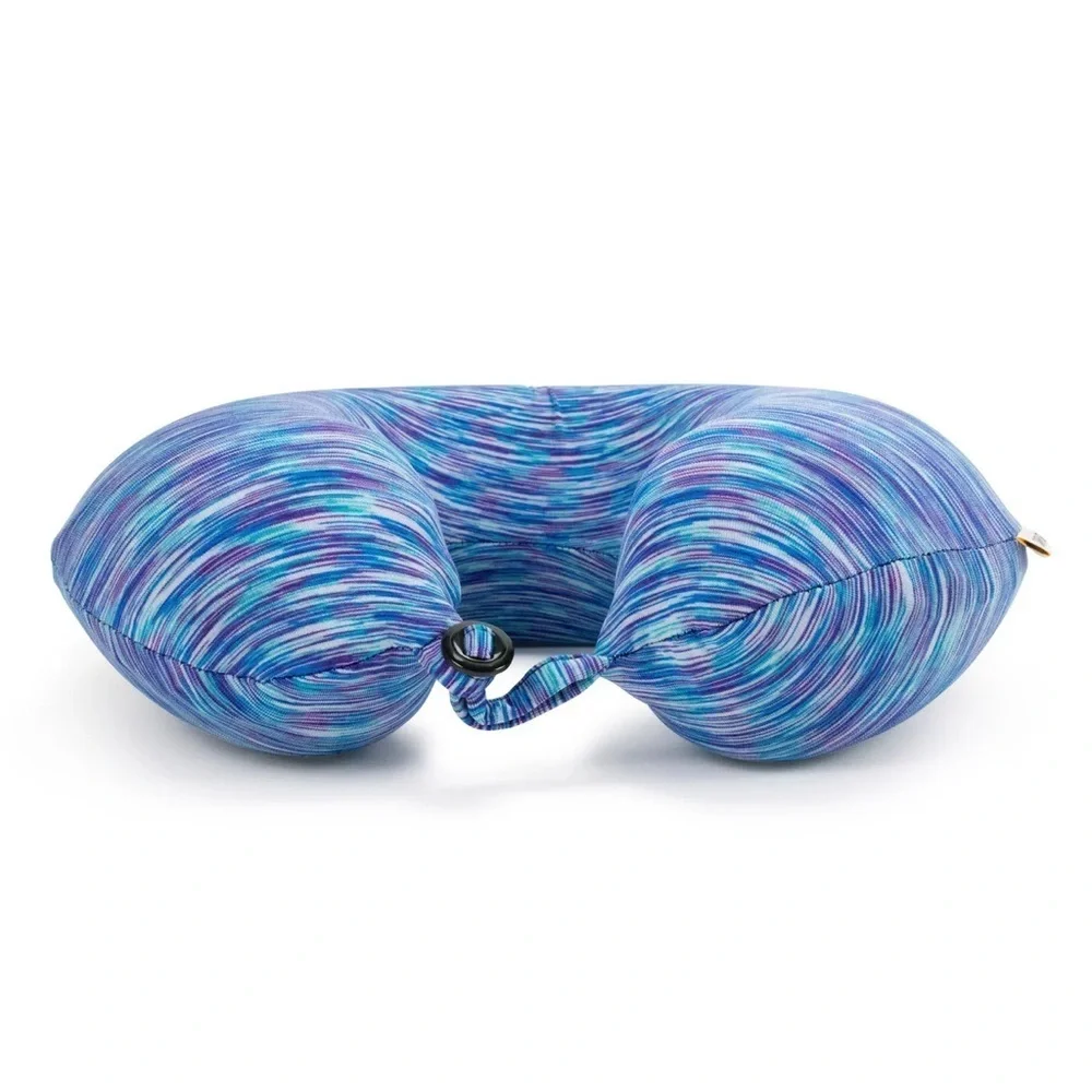 Miami CarryOn Space Dye Memory Foam Travel Pillow/Neck Pillow